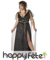 Longue robe de déesse romaine grande taille
