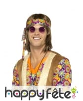 Lunettes rondes de style hippie, image 1