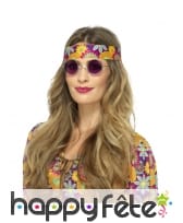Lunettes rondes de style hippie, image 2