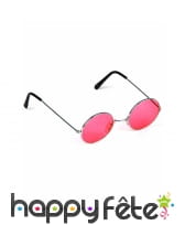 Lunettes rondes et colorées de hippie, image 2