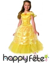 Longue robe jaune de Belle princesse pour enfant, image 1