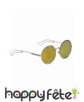 Lunettes rondes monture métalliques, image 3