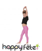 Legging rose néon pour enfant.