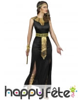 Longue robe noire egyptienne pour femme, image 2