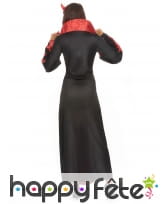 Longue robe noire et rouge de diablesse, image 2