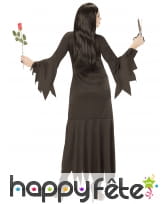 Longue robe noire pointue de sorcière, adulte, image 2