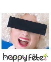 Lunettes rectancle noir uni, image 1