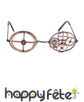 Lunettes rondes style Steampunk, image 1