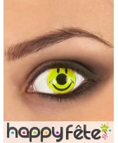 Lentilles smiley jaune