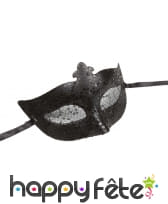 Loup vénitien avec voile et sequins, image 1