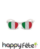 Lunettes verres aux couleurs du drapeau Italie