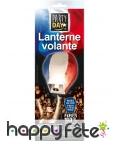Lanterne volante bleu blanc rouge, 50 x 90 cm, image 1