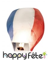 Lanterne volante bleu blanc rouge, 50 x 90 cm