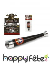 Longue-vue de pirate en plastique 21cm