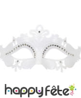 Loup vénitien découpé avec strass et paillettes, image 1