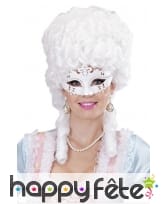 Loup vénitien découpé avec strass et paillettes, image 2