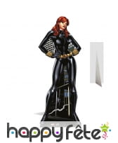 La veuve noire en carton et taille réelle