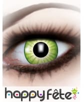 Lentilles vertes style électro