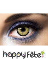 Lentilles yeux or