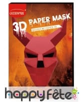 Masque 3D en papier pour adulte, image 1