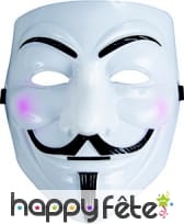 Masque anonyme blanc, image 2