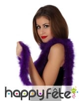 Marabou avec lamelles irisées, 185cm, image 1