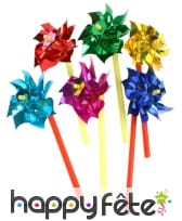 Moulin à vent coloré