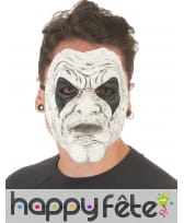 Masque blanc noir de arlequin démoniaque, image 1