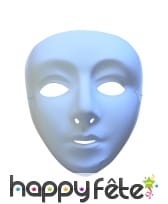 Masque blanc pour femme à decorer