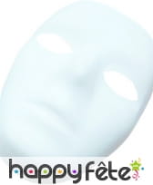 Masque blanc pour homme à peindre