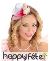 Mini chapeau blanc zizi