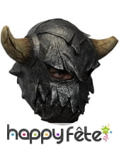 Masque casque de guerrier viking avec cornes