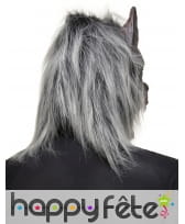 Masque complet de loup garou en fausse fourrure, image 2