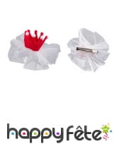 Mini couronne de princesse sur clip à cheveux, image 2