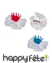 Mini couronne de princesse sur clip à cheveux