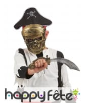 Masque, chapeau et sabre de pirate pour enfant, image 1