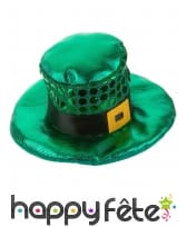 Mini chapeau Irlandais avec sequins, image 1