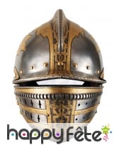 Masque casque médiéval en carton