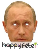 Masque carton Vladimir Poutine