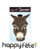 Masque d'âne en carton