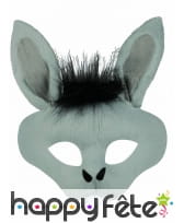 Masque d'âne gris pour adulte