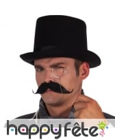 Moustache d'aristocrate, adhésive