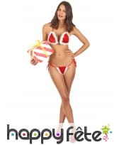 Maillot de bain de Noël, deux pièces