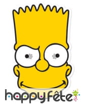 Masque de Bart Simpson en carton