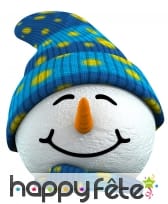 Masque de Bonhomme de neige en carton, image 1