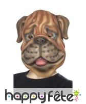 Masque de bulldog pour enfant