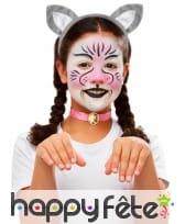 Maquillage de chat queue et oreilles pour enfant, image 1