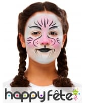 Maquillage de chat queue et oreilles pour enfant, image 4