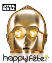 Masque de C3-PO en carton