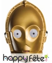 Masque de C3PO pour adulte, modèle vintage